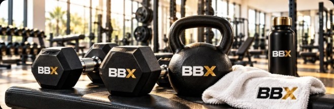 BBX-branded training equipment